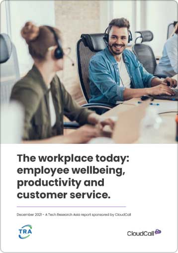 The Workplace Today: Employee wellbeing, productivity and customer service.